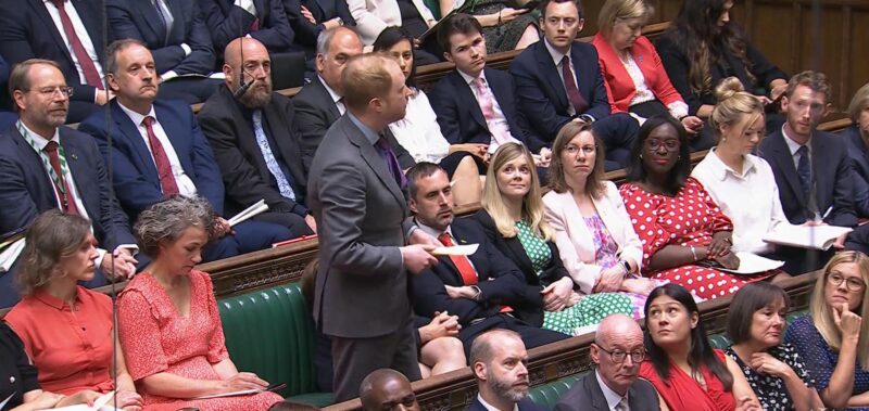 Jonathan Davies MP asking a (Deputy) Prime Ministers Question.