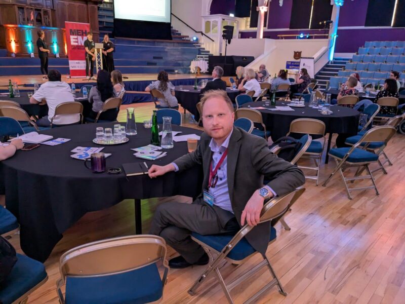 Jonathan Davies MP at the 2025 annual conference for East Midlands music teachers.