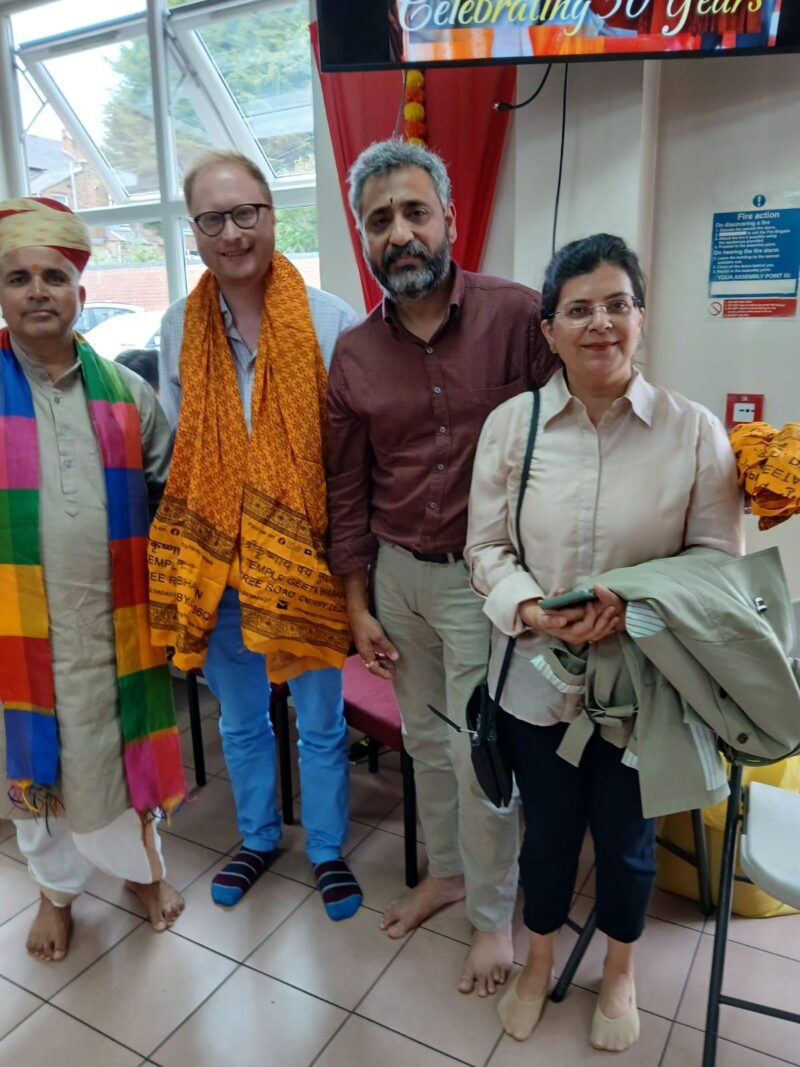 Jonathan Davies MP at Geeta Bhawan Derby.