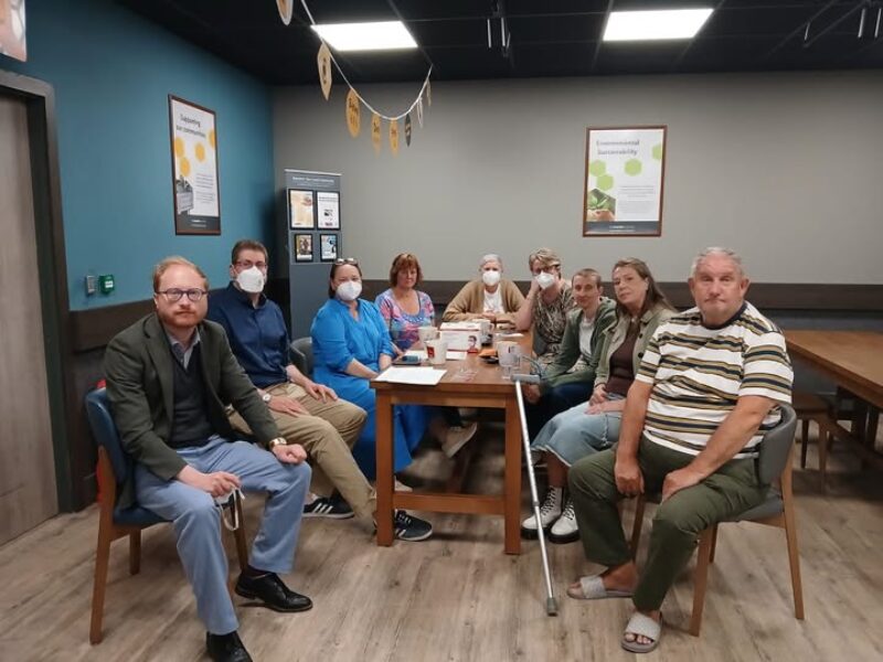 Jonathan Davies MP at Derby Long Covid Support Group.