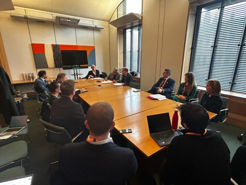 Jonathan Davies MP chairing the third Unesco APPG meeting on tourism.