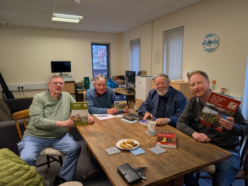 Jonathan Davies MP meeting with trustees from Derwent Valley Mills World Heritage Site Educational Trust.