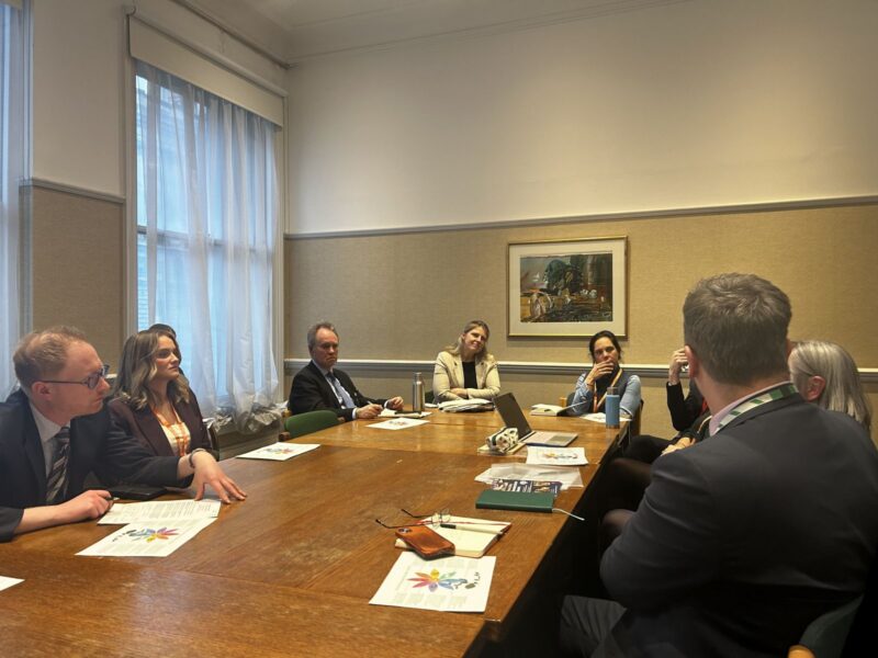 Jonathan Davies MP chairing the Unesco World Heritage APPG.