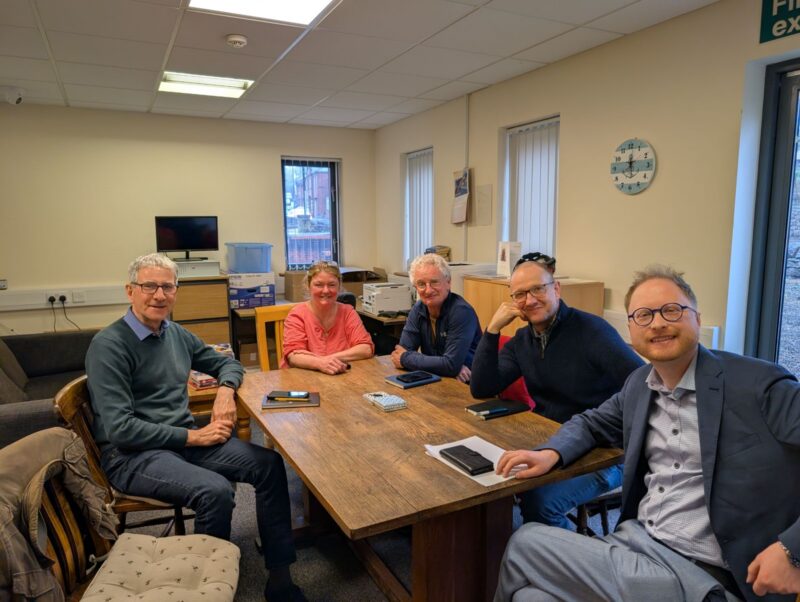Jonathan Davies MP meeting with Belper Community Energy.