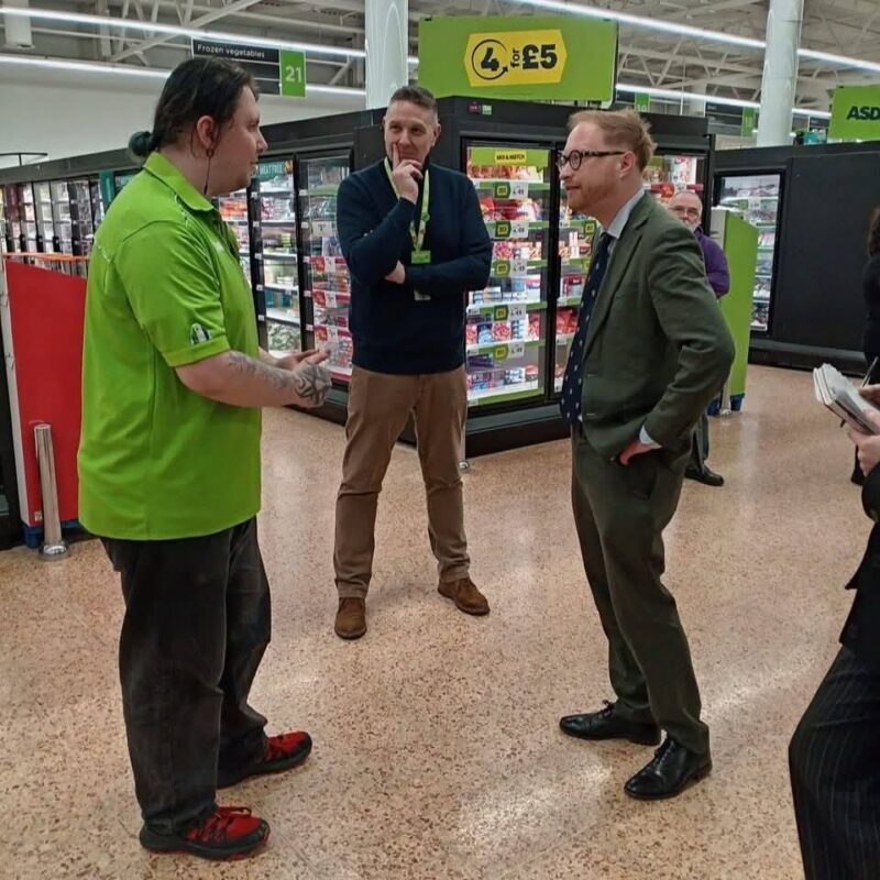 Jonathan Davies MP at Spondon